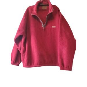 G.H. Bass & Co. Red Fleece Pullover Read Description